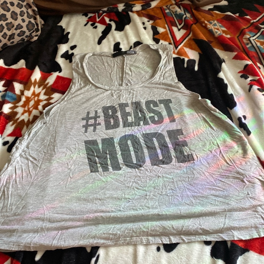 #beastMode tank top